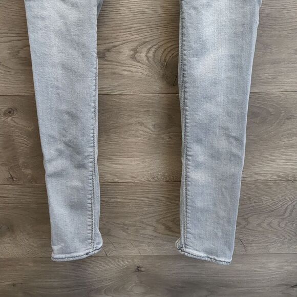 Zara Low Rise Gray Stretch Skinny Jeans Women's Regular Size 6 - Picture 3 of 9